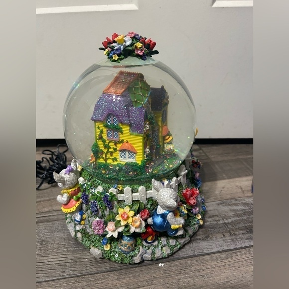 Christopher Radko Dapper Family snowglobe Glitterglobe With Box - Picture 6 of 8